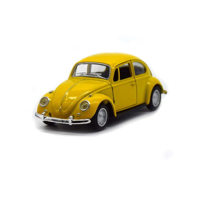 Alloy Car Model Beetle Vintage Door Opening