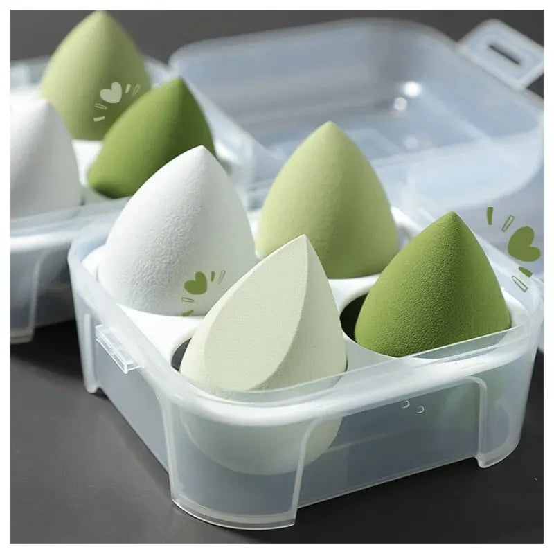 Dry and Wet Dual-purpose Makeup Egg Puff, Makeup Egg Sponge Ball,