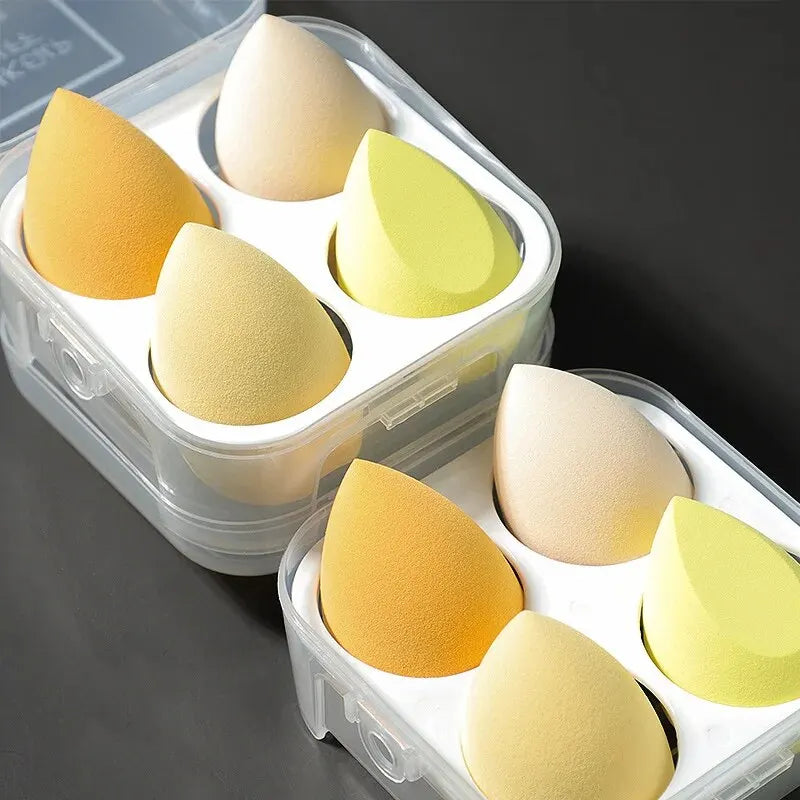 Dry and Wet Dual-purpose Makeup Egg Puff, Makeup Egg Sponge Ball,