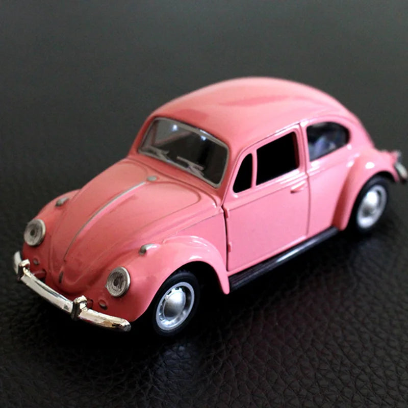 Alloy Car Model Beetle Vintage Door Opening