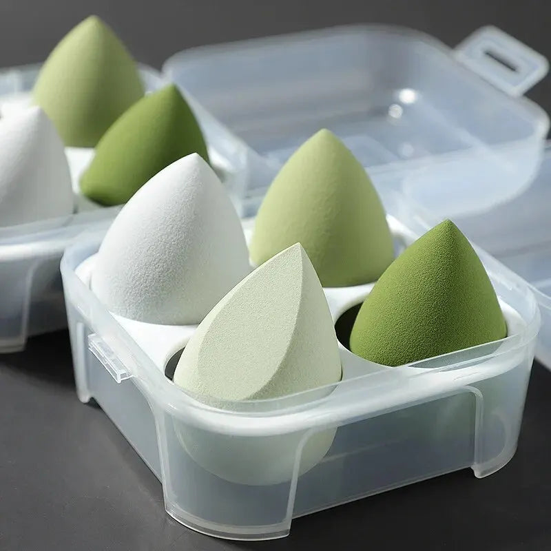 Dry and Wet Dual-purpose Makeup Egg Puff, Makeup Egg Sponge Ball,