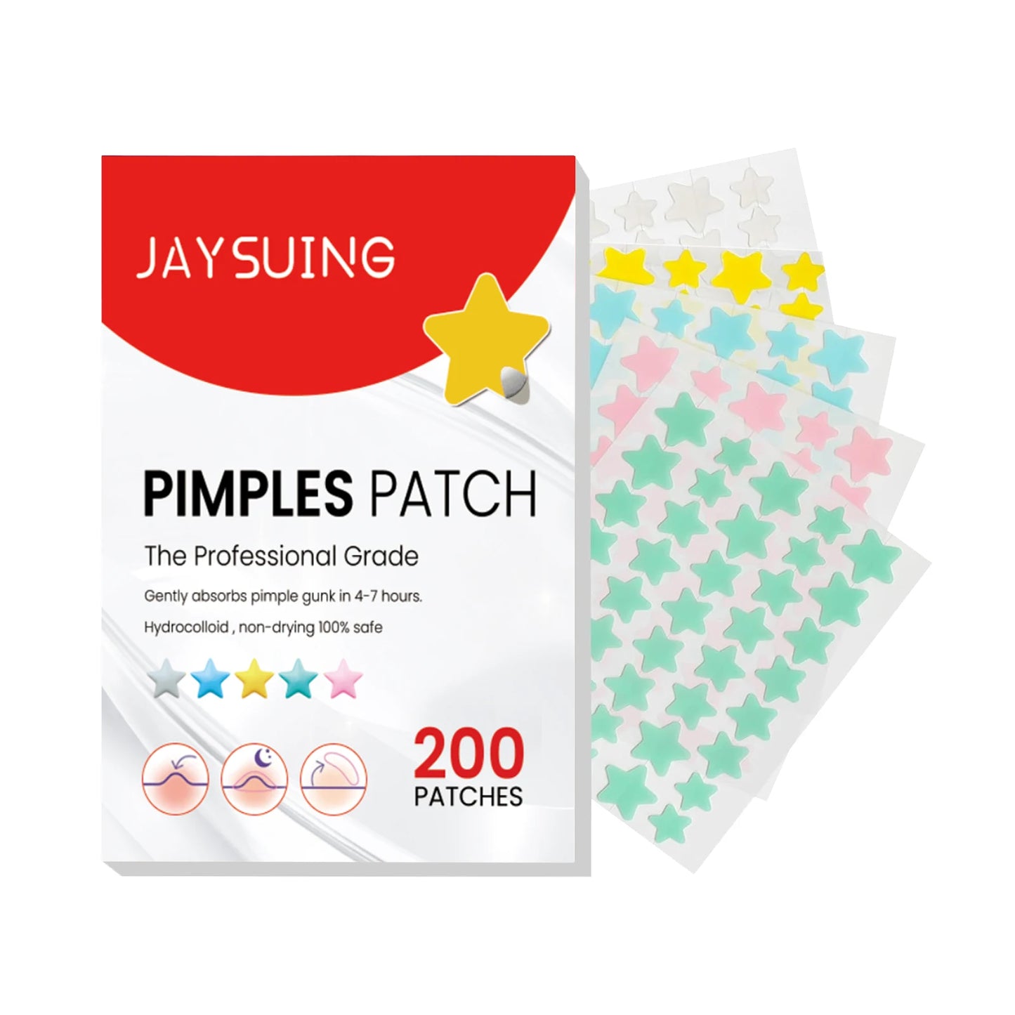 200pcs Repair Acne Patch Facial Skin Care Fade Blemishes Pimple Marks