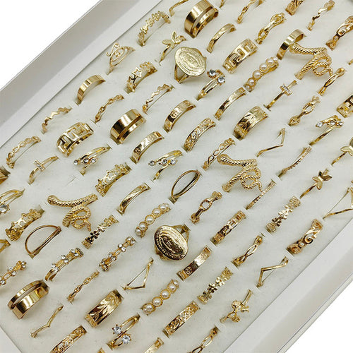 30pcs/Metal Alloy, Finger Rings For Women, Man.