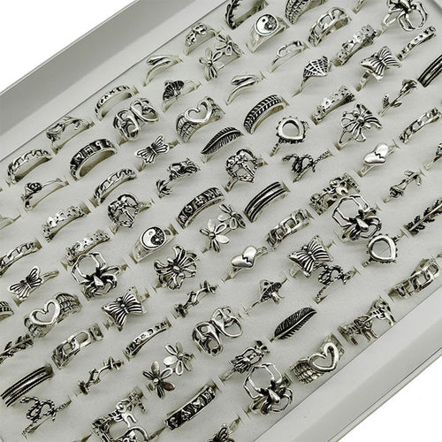 30pcs/Metal Alloy, Finger Rings For Women, Man.