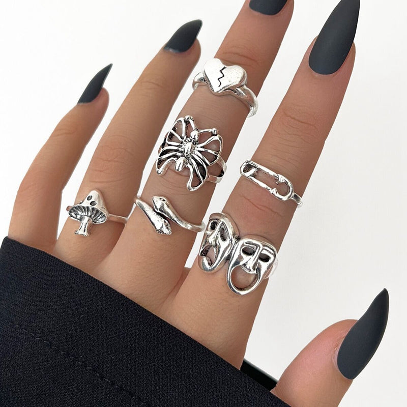 30pcs/Metal Alloy, Finger Rings For Women, Man.