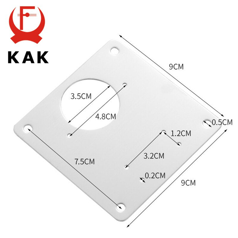 KAK Edelstahl Schrank Scharnier Reparatur Platte 1 8 Pack Tür