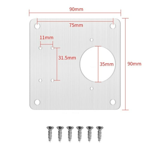 KAK Edelstahl Schrank Scharnier Reparatur Platte 1 8 Pack Tür