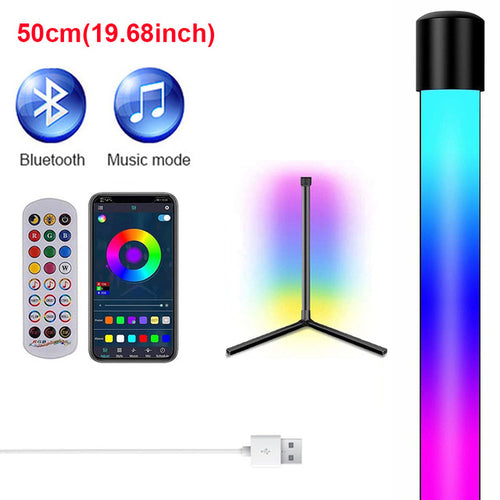 Rgb Led Floor Lamps for Indoor with Bluetooth Remote.