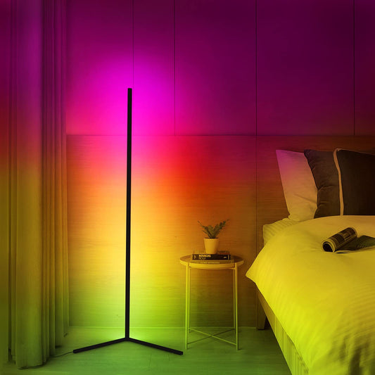 Rgb Led Floor Lamps for Indoor with Bluetooth Remote.